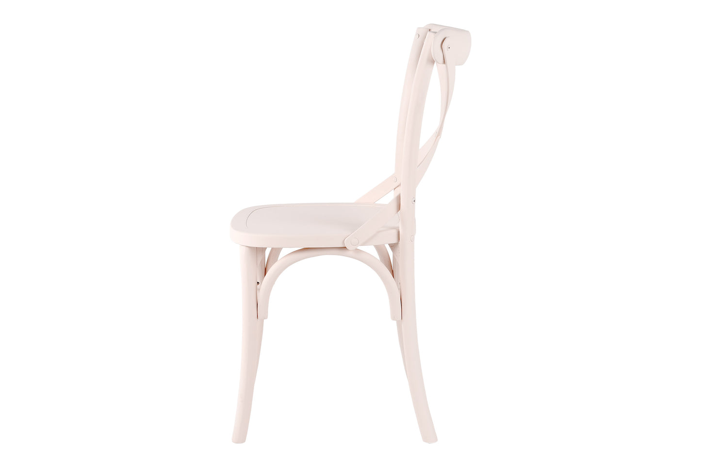 Cross Back Chair - Nude