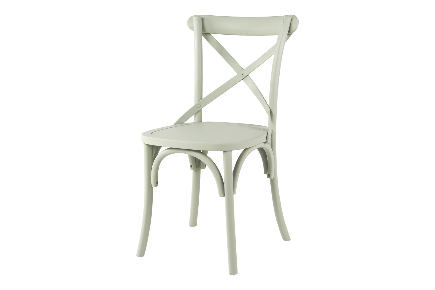 Cross Back Chair - Seafoam