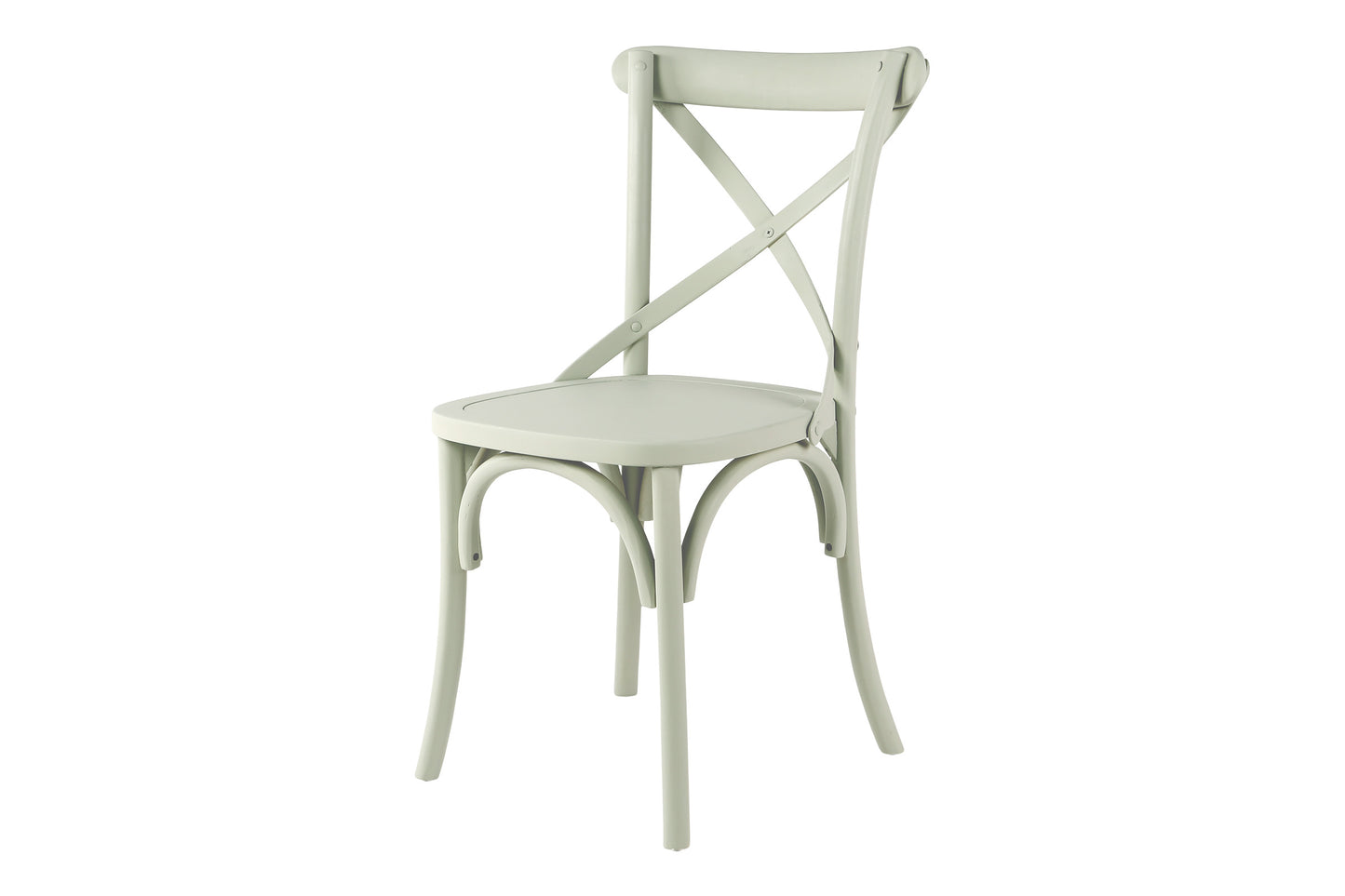 Cross Back Chair - Seafoam