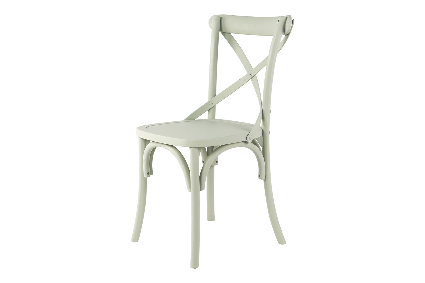 Cross Back Chair - Seafoam