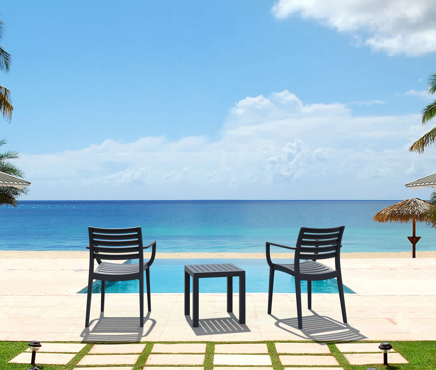Noosa Outdoor Armchair - Black