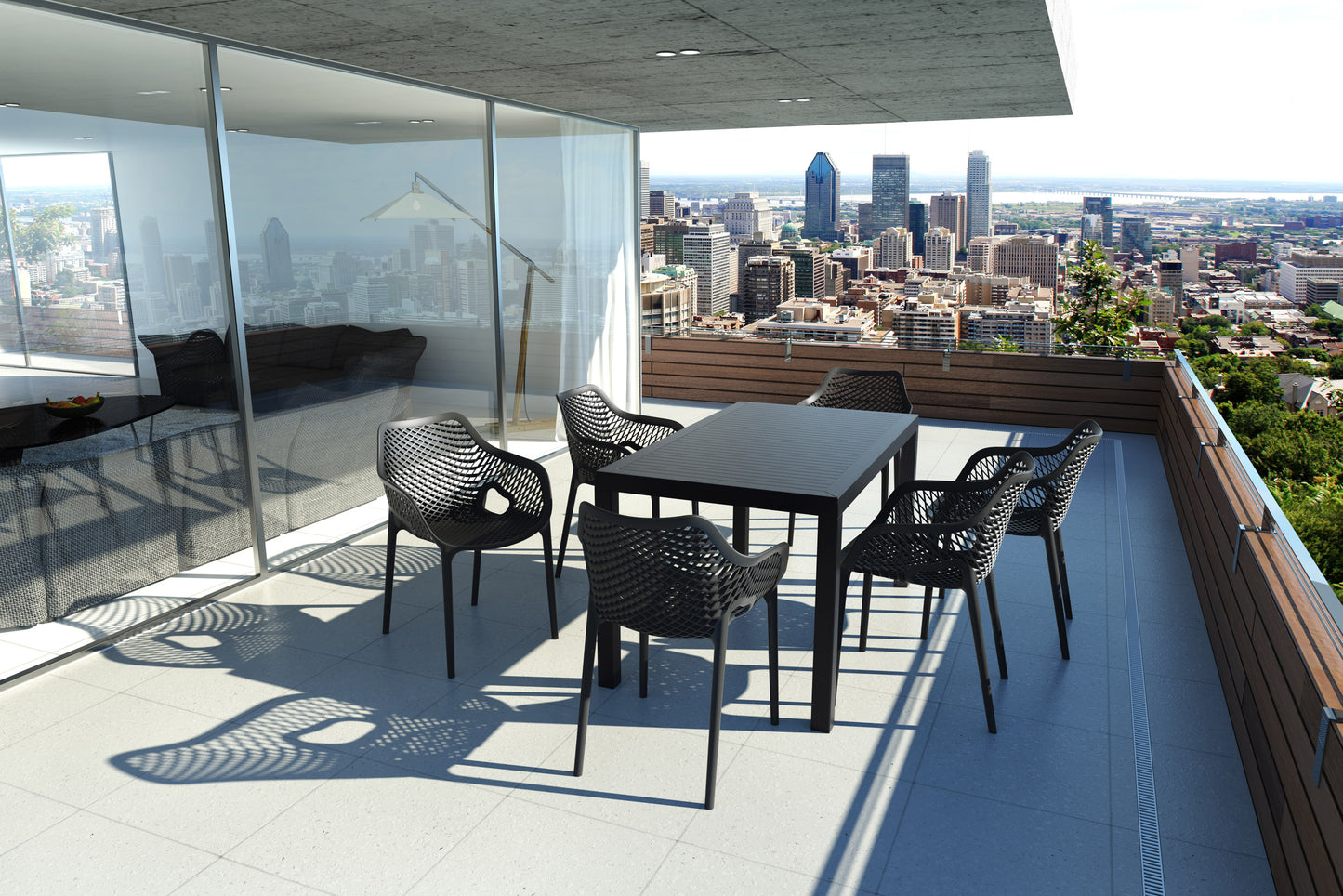 Tangalooma Outdoor Armchair - Black