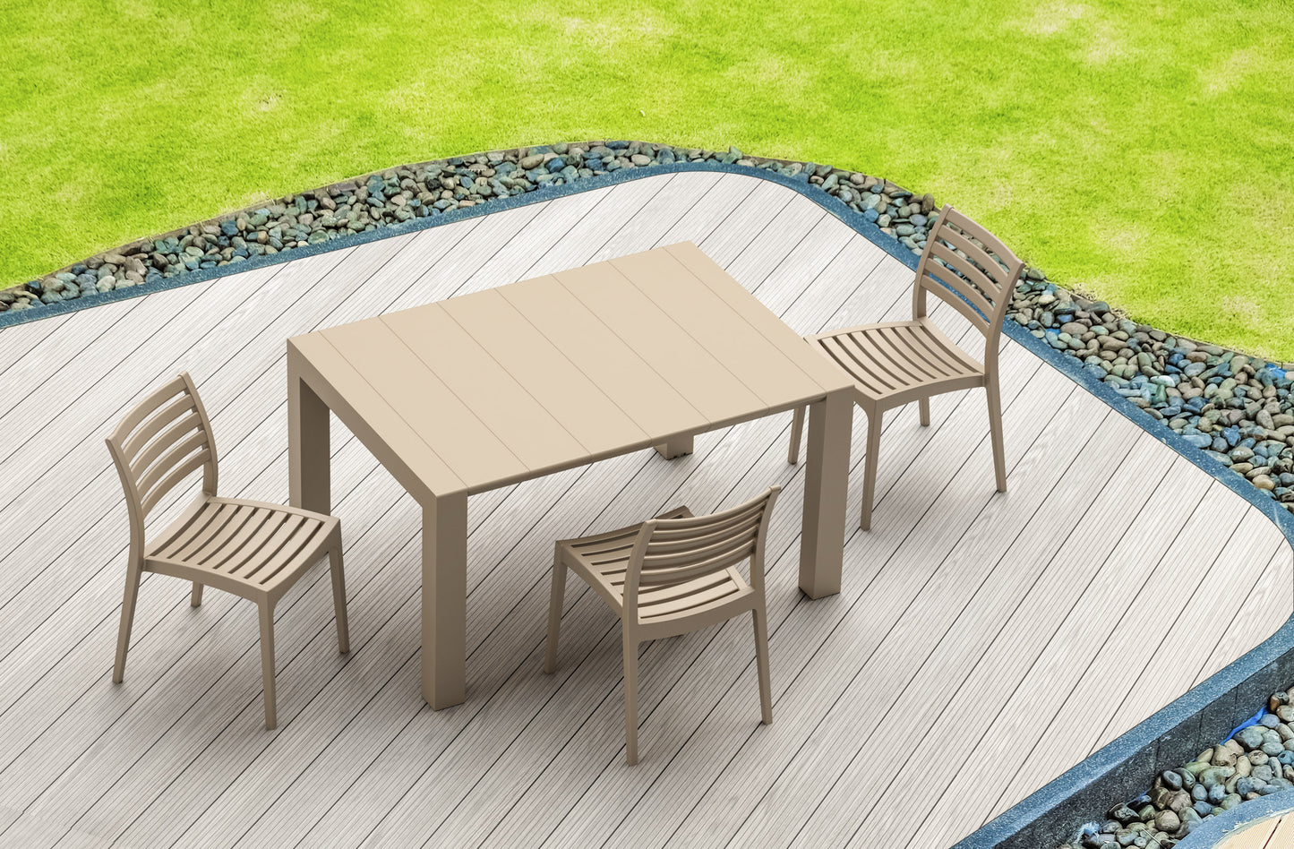 Noosa Outdoor Chair - Latte
