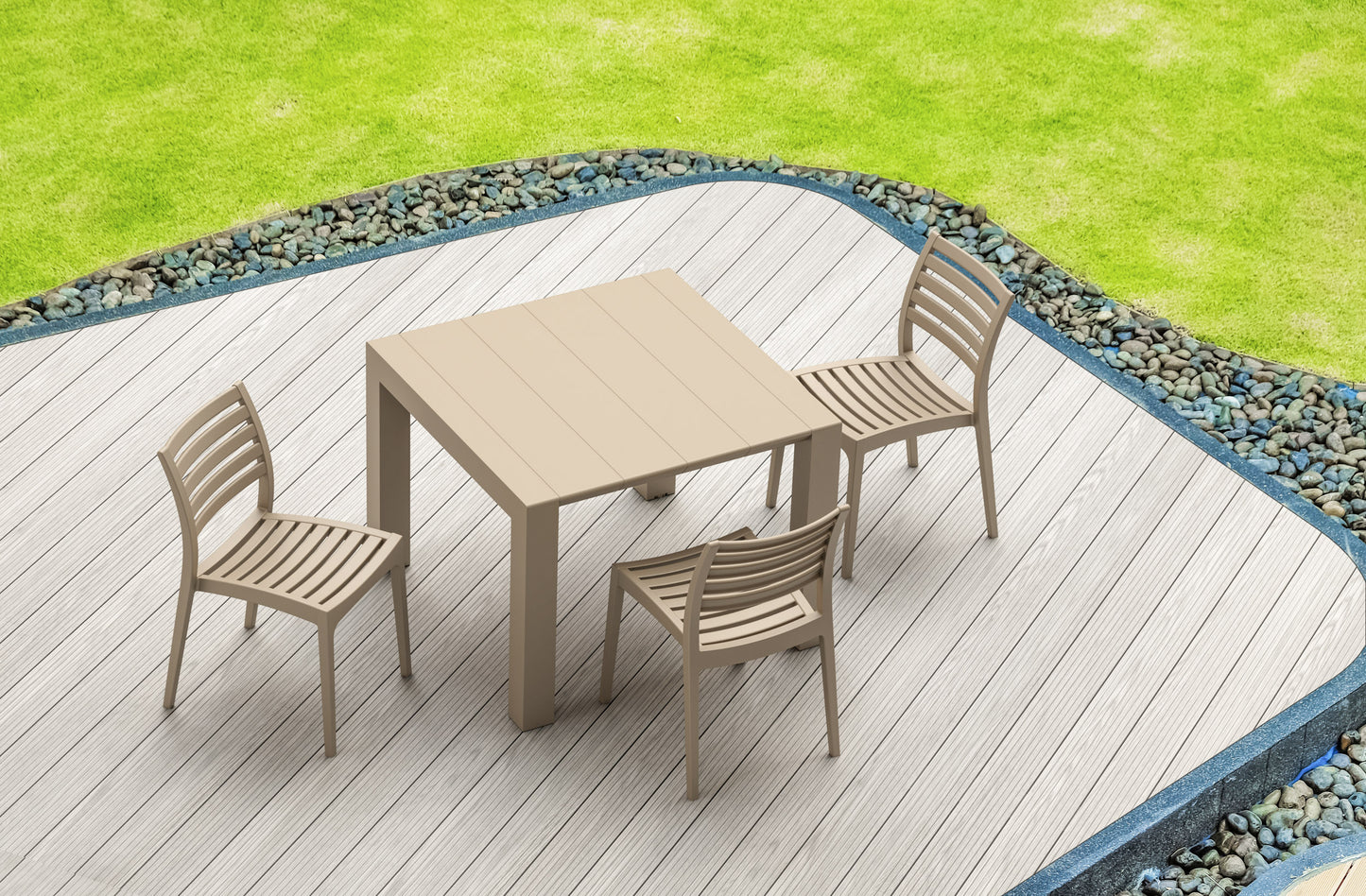 Noosa Outdoor Chair - Latte