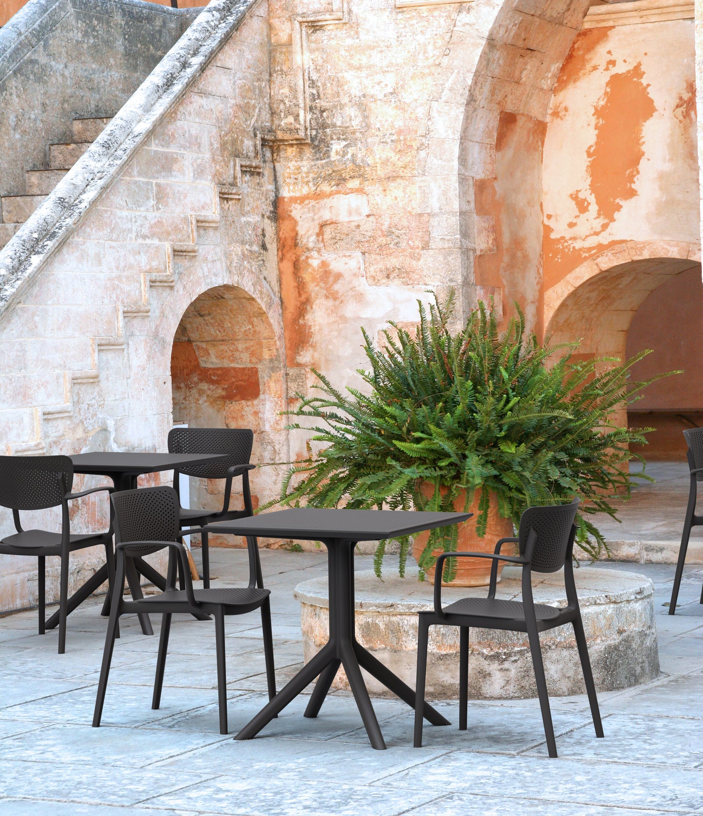 Whitehaven Outdoor Armchair - Black