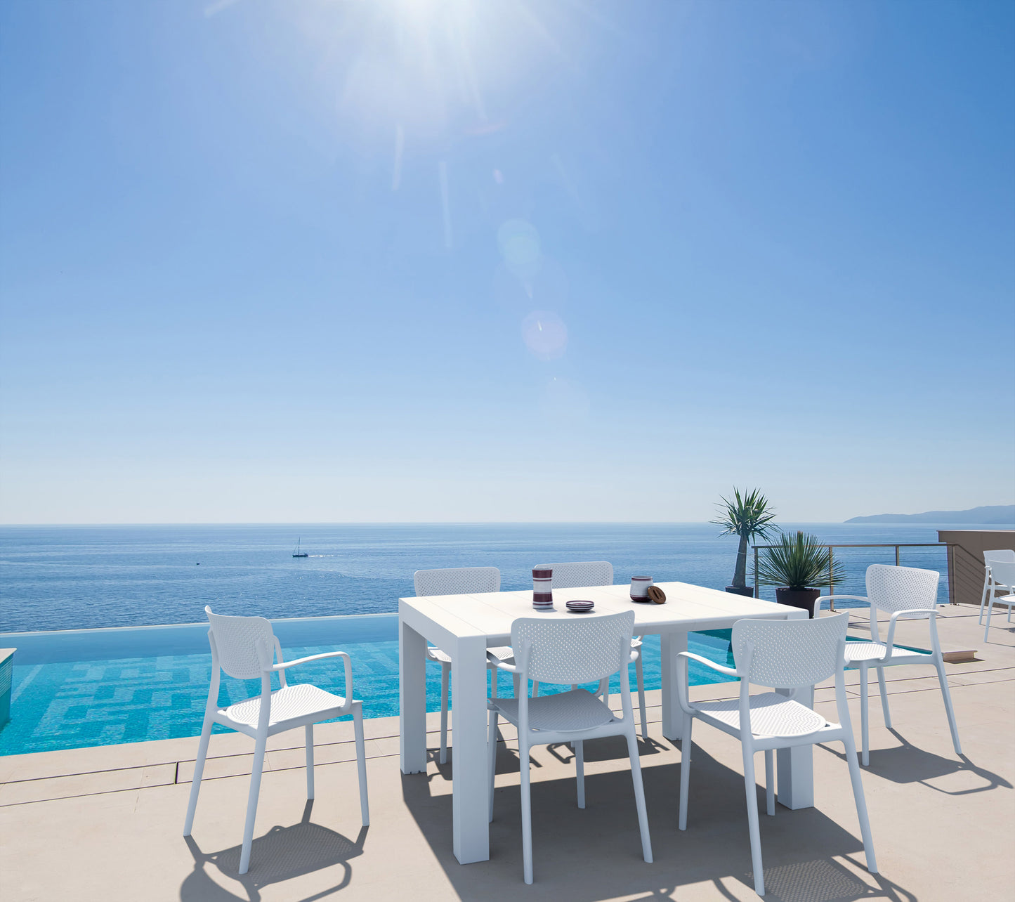 Whitehaven Outdoor Armchair - White