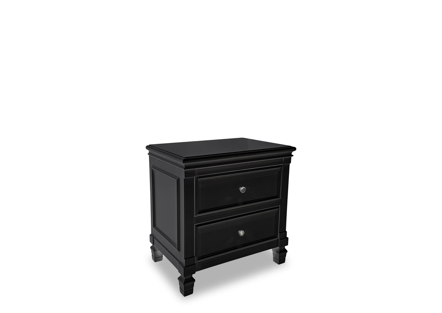 Midnight Bedroom Set (4 Piece)