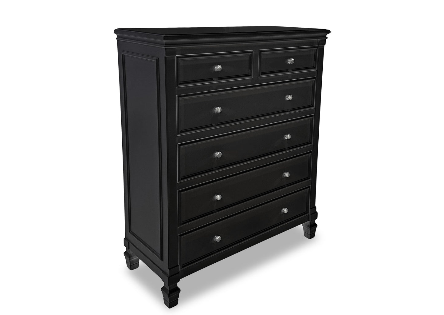 Midnight Bedroom Set (4 Piece)