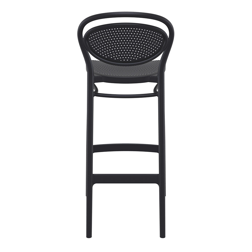Burleigh Outdoor Barstool - Black