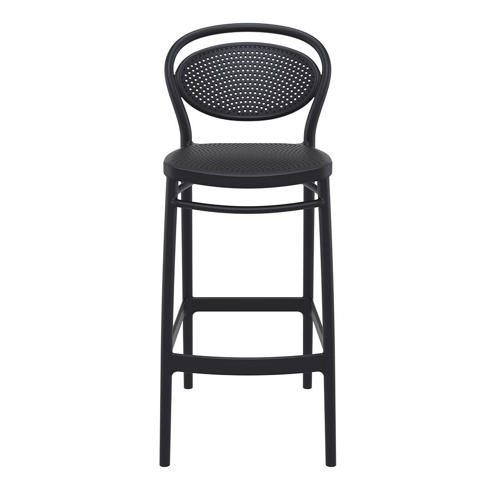 Burleigh Outdoor Barstool - Black