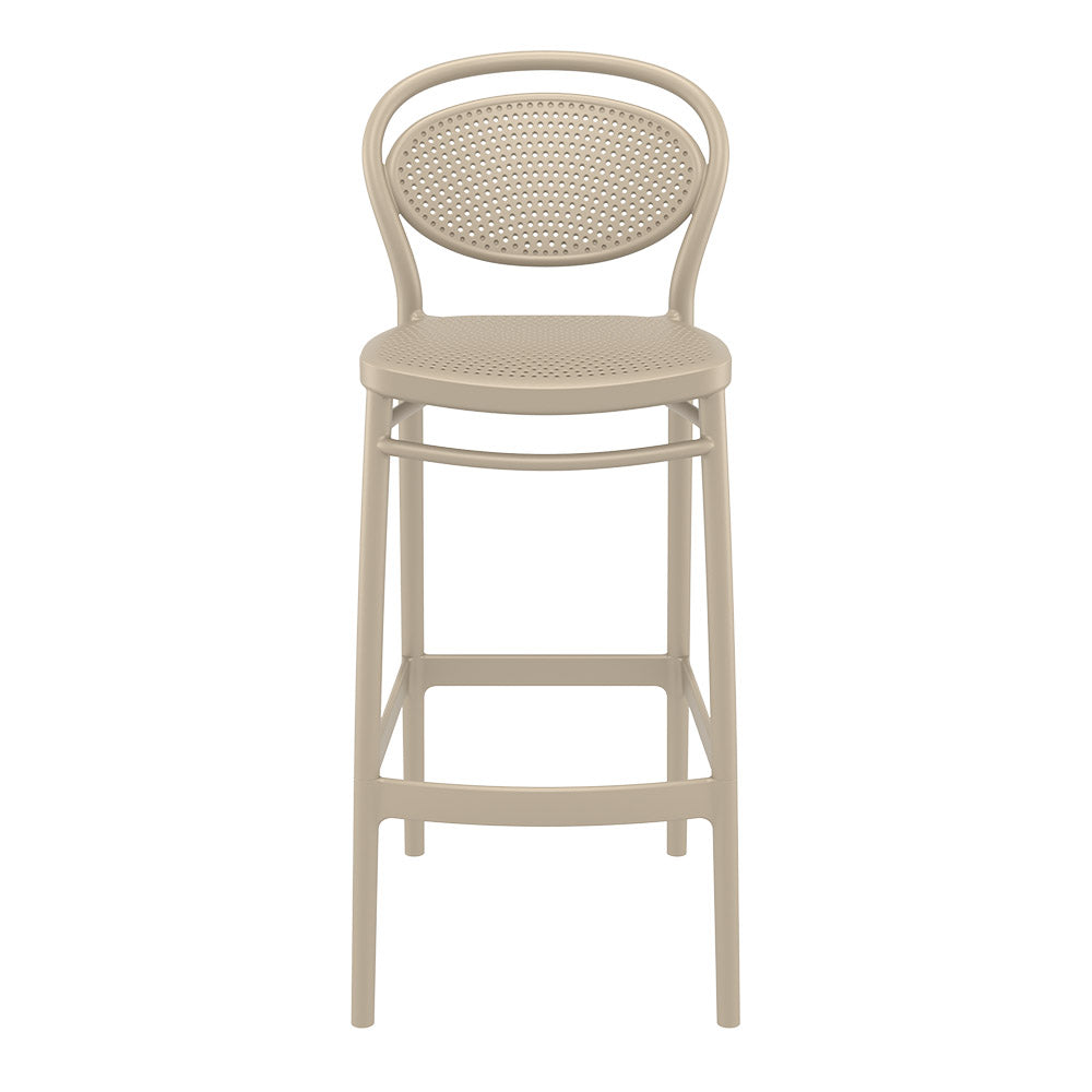 Burleigh Outdoor Barstool - Latte