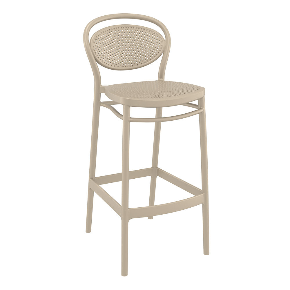 Burleigh Outdoor Barstool - Latte