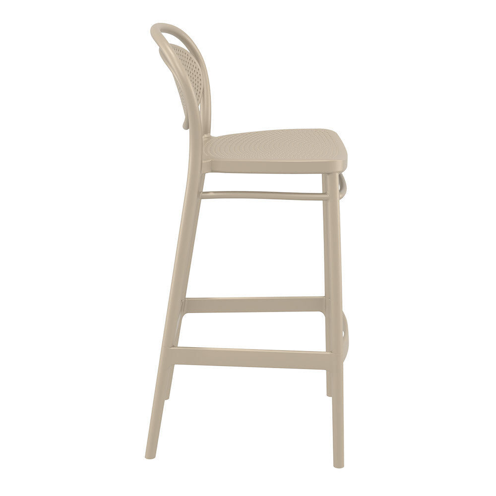 Burleigh Outdoor Barstool - Latte