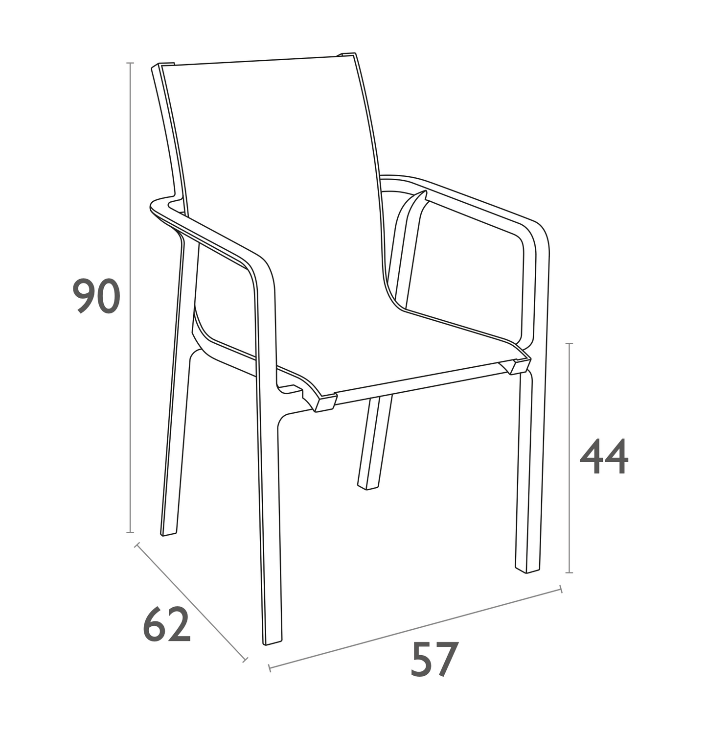 Coolum Outdoor Armchair - White