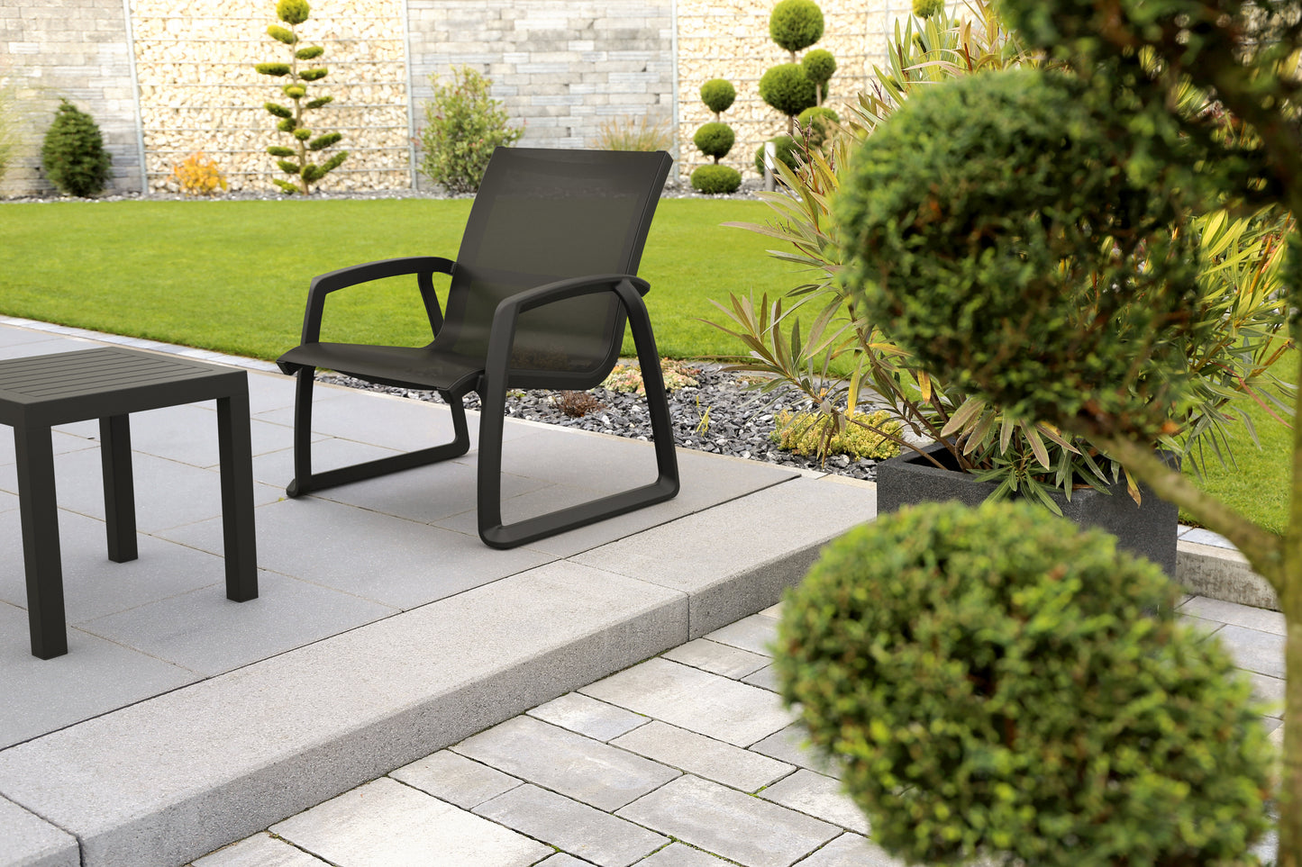 Coolum Outdoor Lounge Armchair - Black