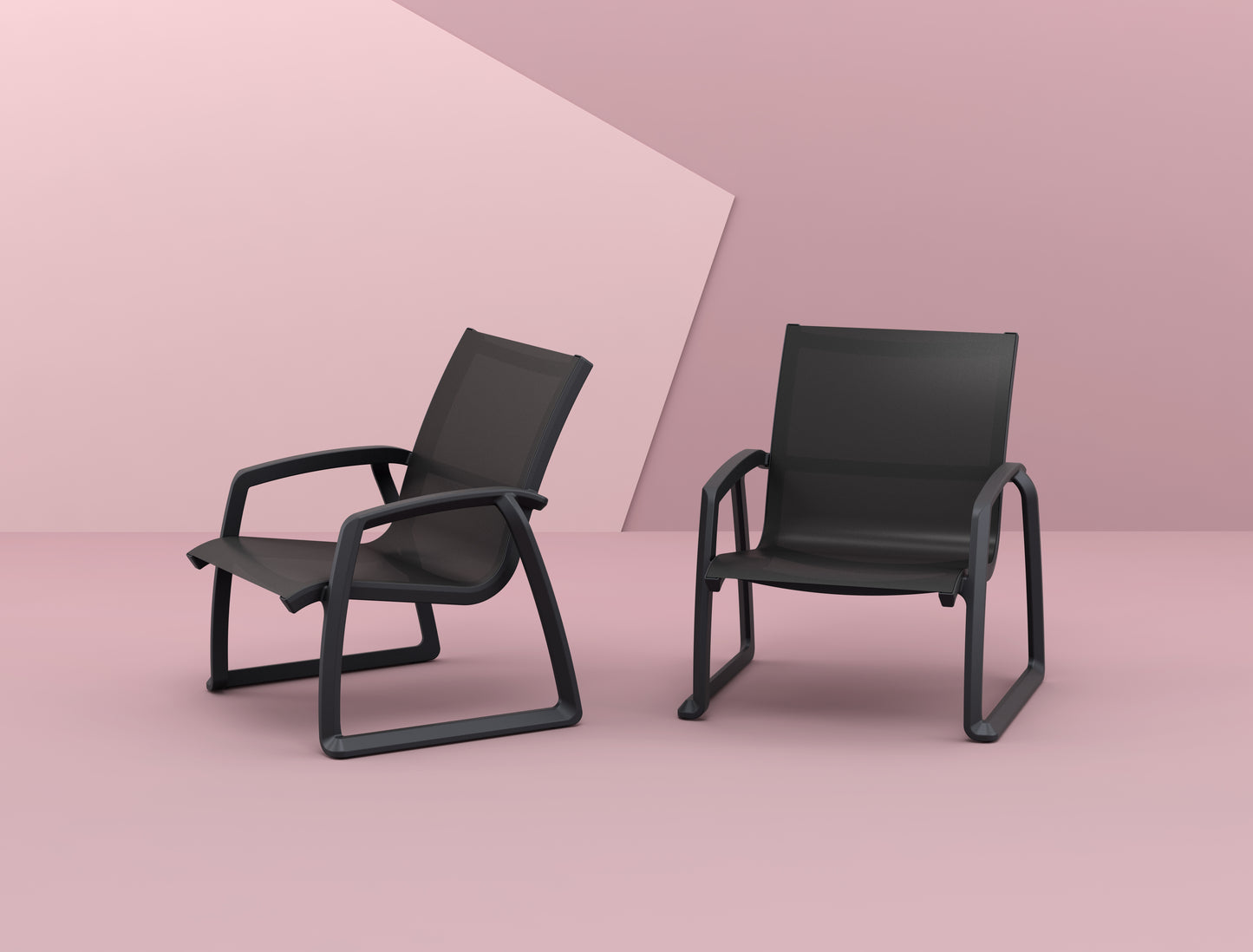 Coolum Outdoor Lounge Armchair - Black