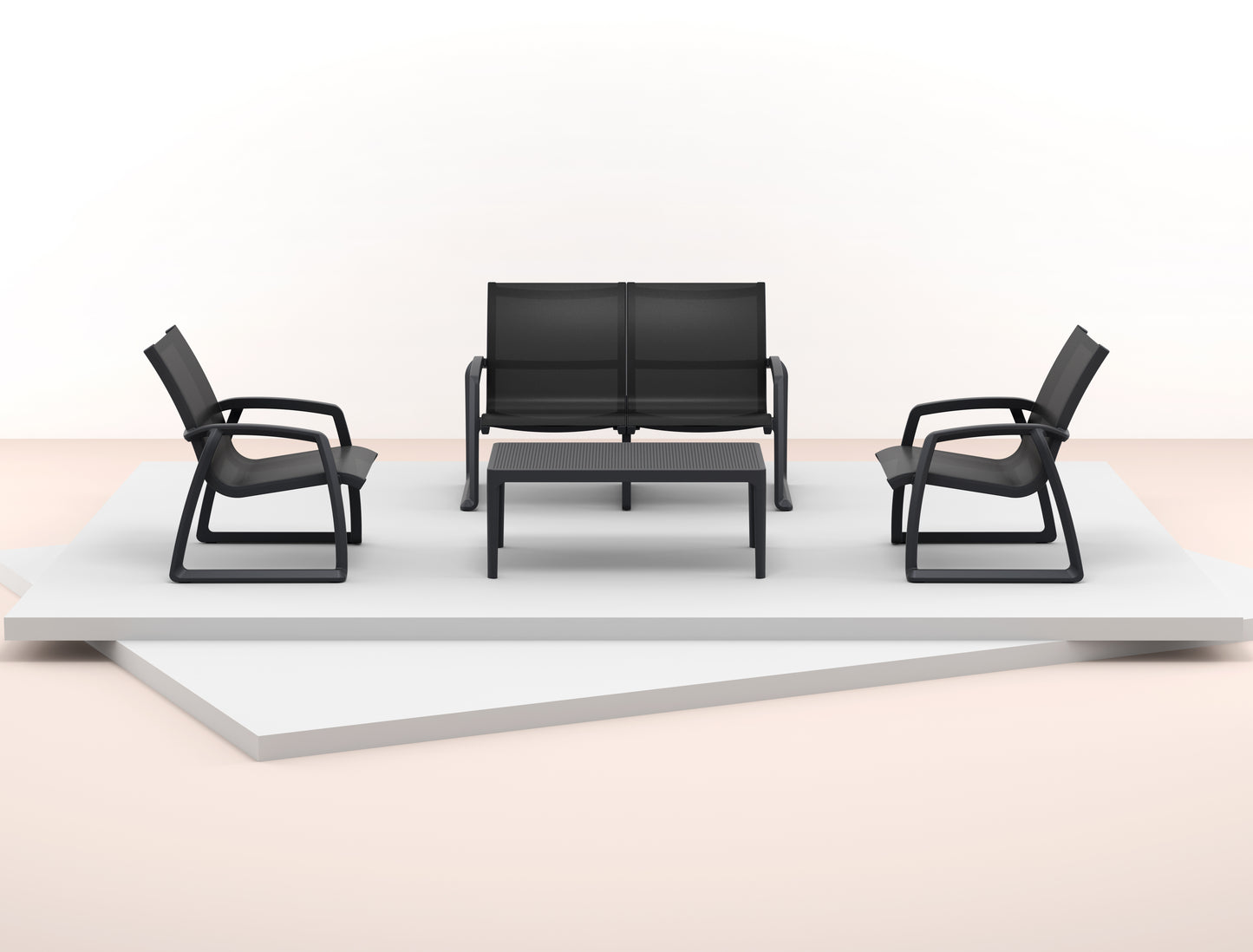 Coolum Outdoor Lounge Armchair - Black