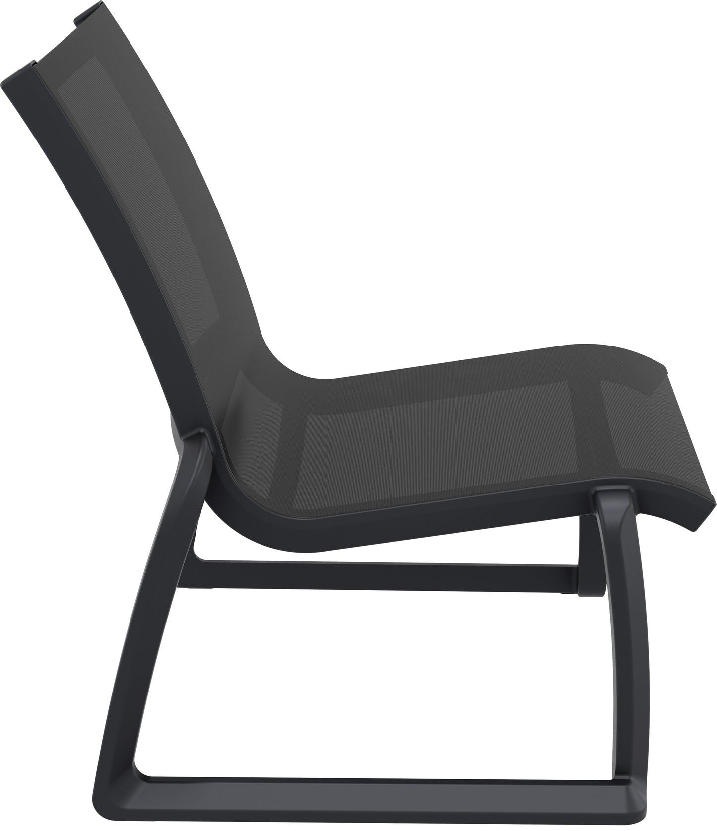 Coolum Outdoor Lounge Chair - Black