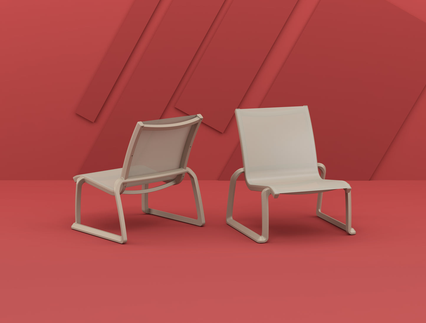 Coolum Outdoor Lounge Chair - Latte