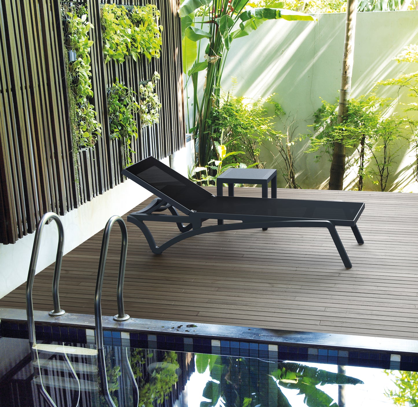 Coolum Sunlounge - Black