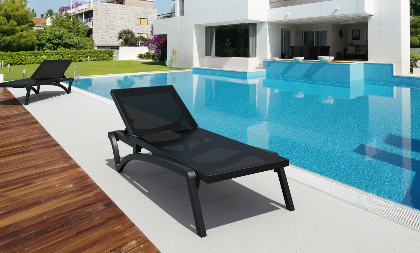 Coolum Sunlounge - Black