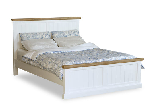 Factory Second - White - Hamptons Bed (King)