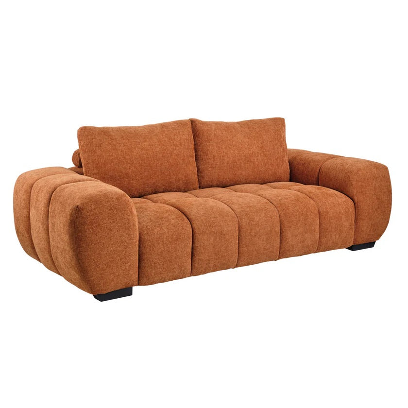 Glow Sofa (3 Seater) Rust