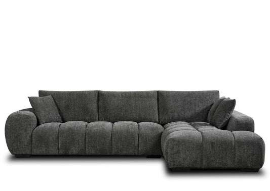 Glow Sofa with Chaise Charcoal
