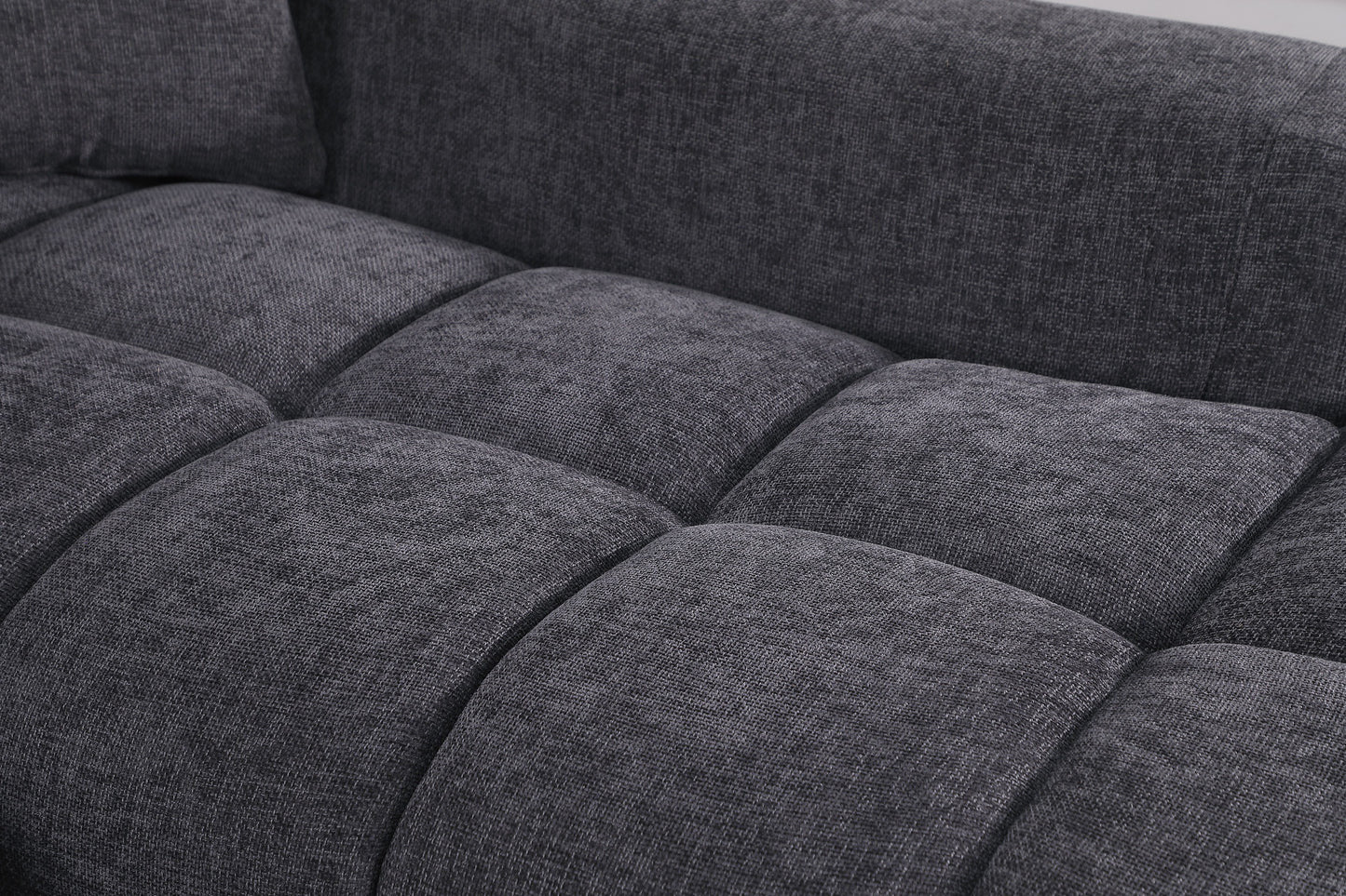 Glow Sofa with Chaise Charcoal