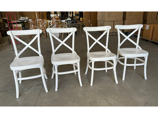 Factory Second - White - Byron Bay Chair (Set of 4)