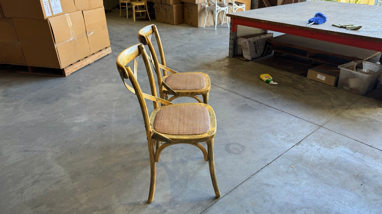 Factory Second - Forge - Cross Back Chairs (Set of 2)