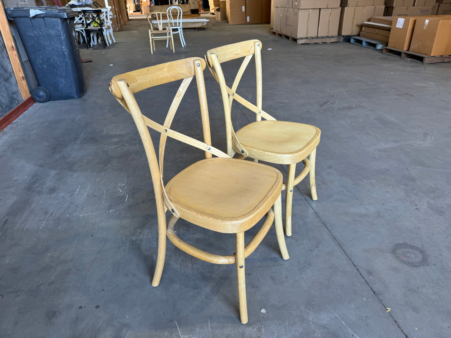 Factory Second - Blonde - Byron Bay Chair (Set of 2)