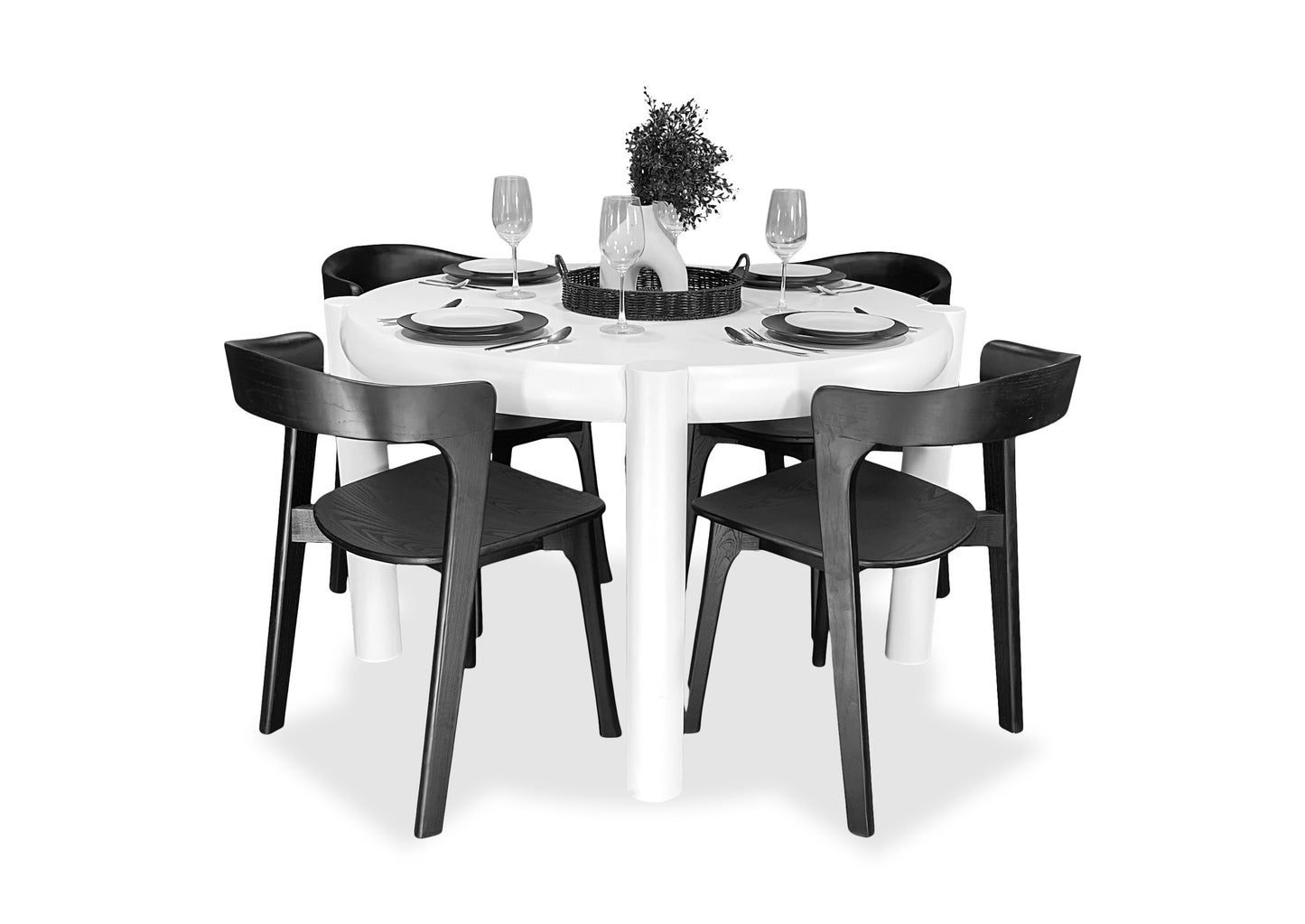 Silhouette Dining Chair - Black