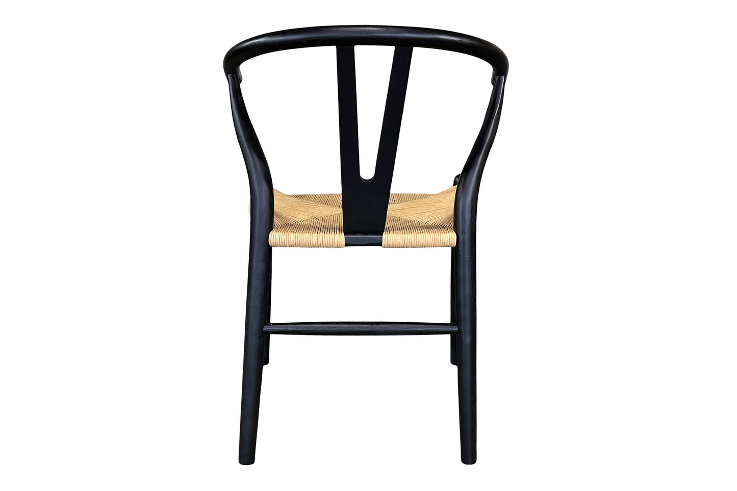 Wishbone Chair - Black & Natural