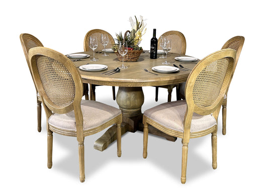 Parisienne Antique & Motif Dining Suite (1500mm)