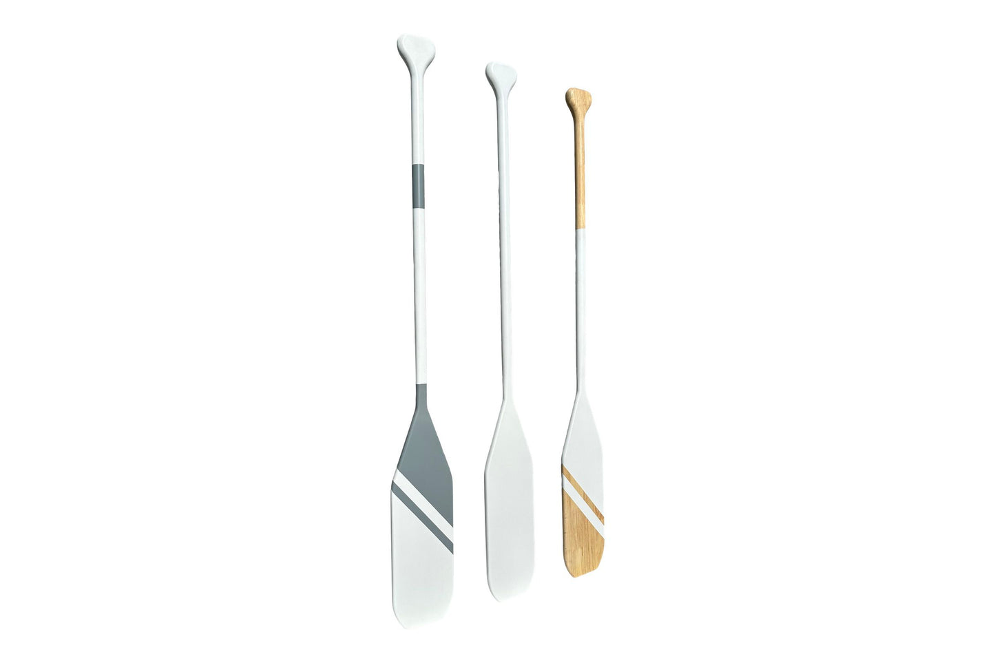 Haven Decorative Oar - White & Grey