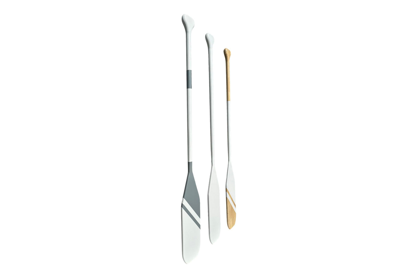 Haven Decorative Oar - White & Grey