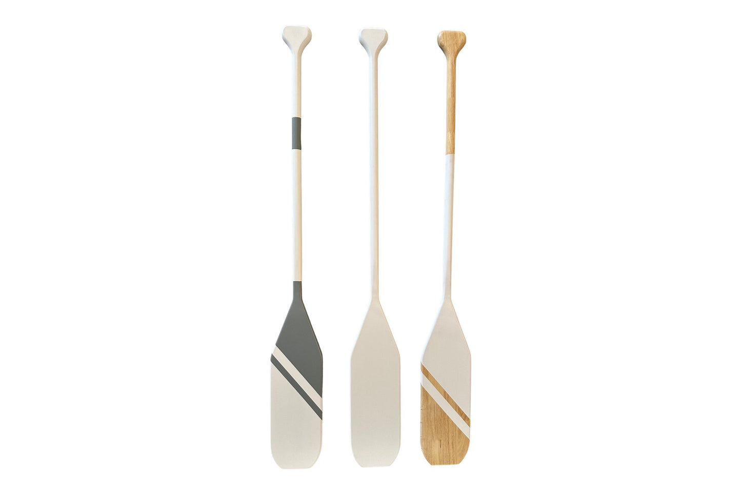 Haven Decorative Oar - White & Grey