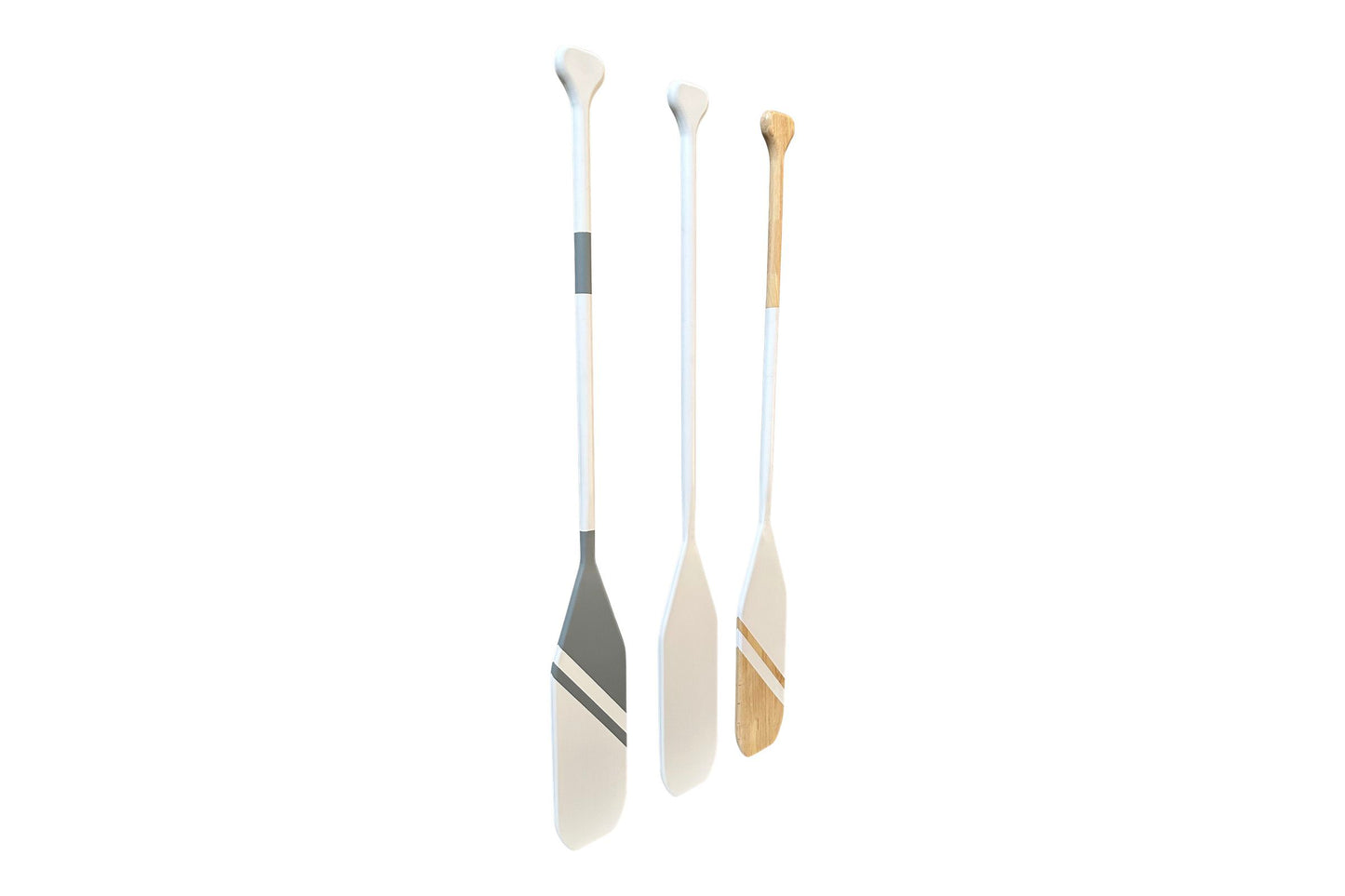 Haven Decorative Oar - White & Grey