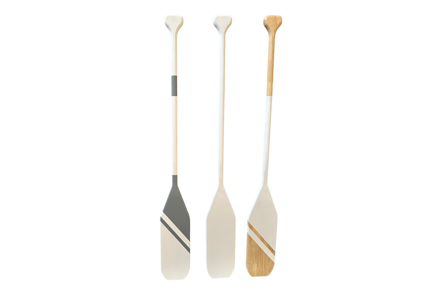 Haven Decorative Oar - White & Grey