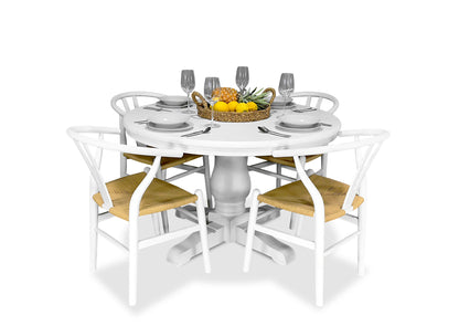 Parisienne Dining Table - White (1200mm)