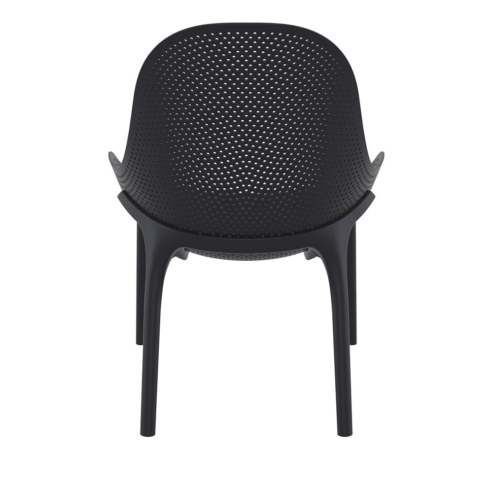 Kirra Outdoor Lounge Chair - Black
