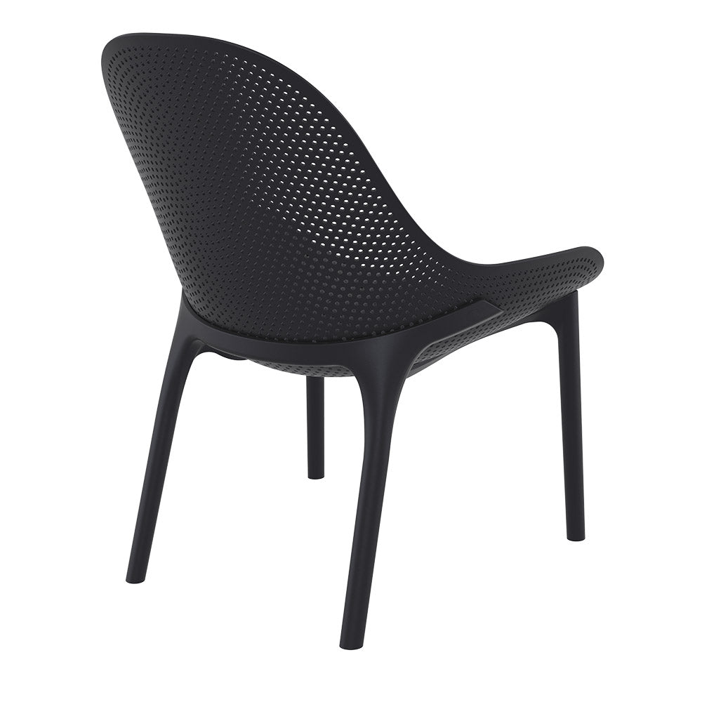 Kirra Outdoor Lounge Chair - Black