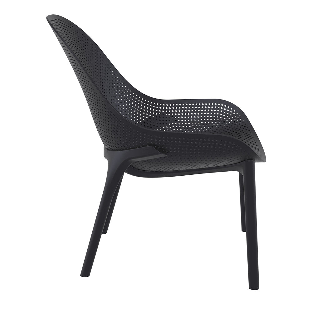 Kirra Outdoor Lounge Chair - Black