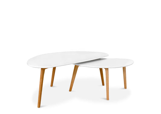 Lagom Coffee Table Set - Half Moon