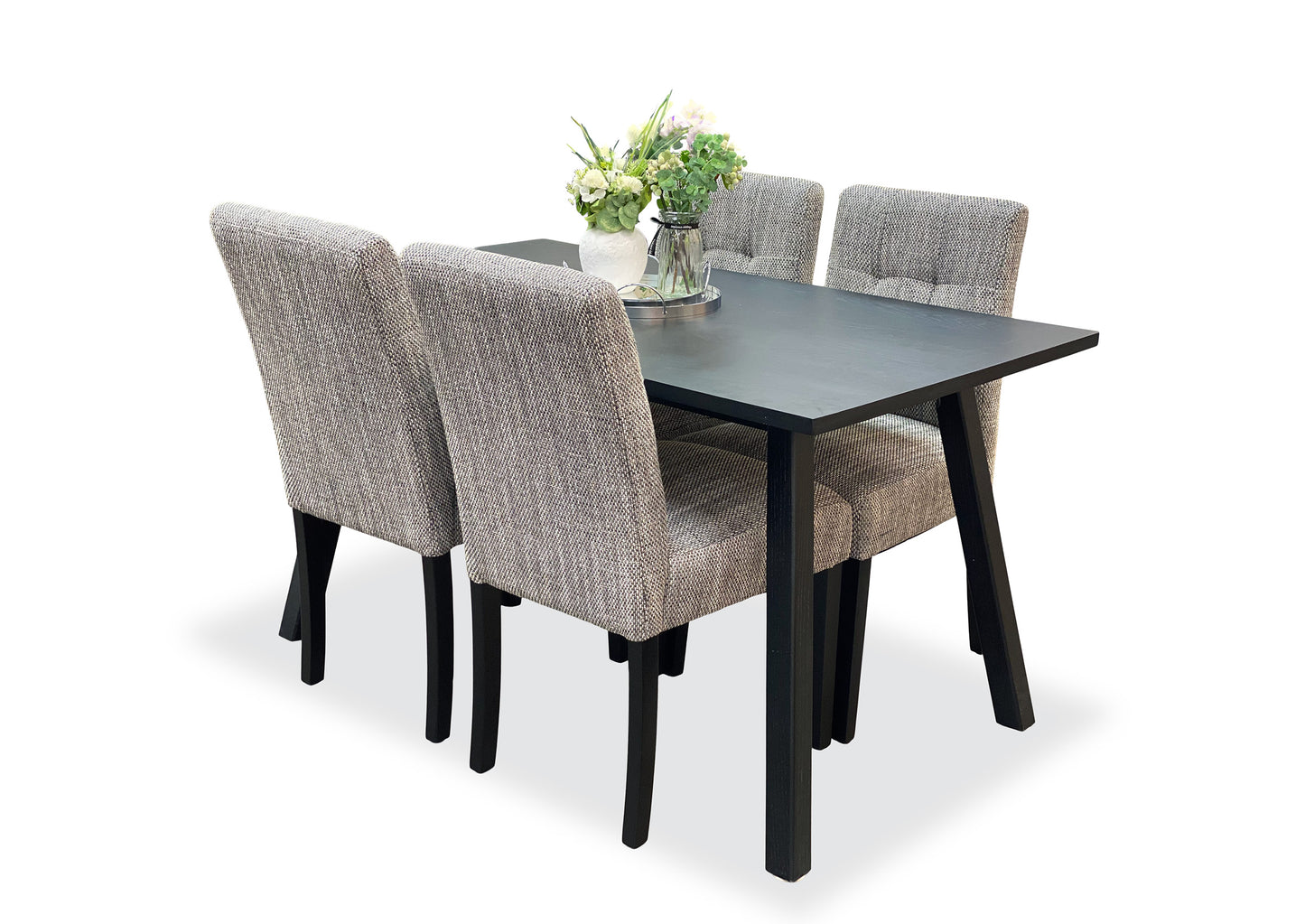 Lincoln & Tweed Dining Suite - Black