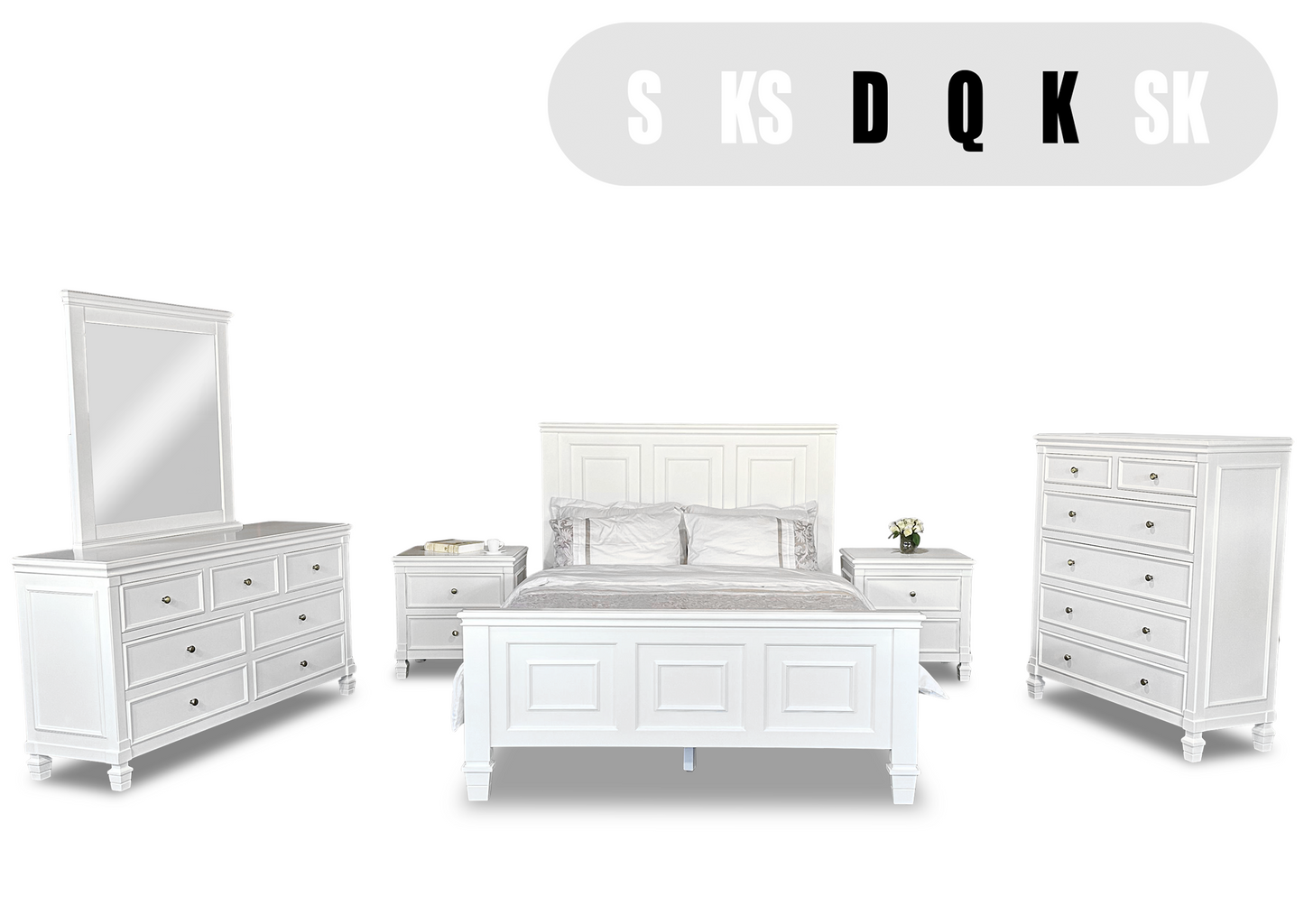 Haven Bedroom Set (5 Piece)