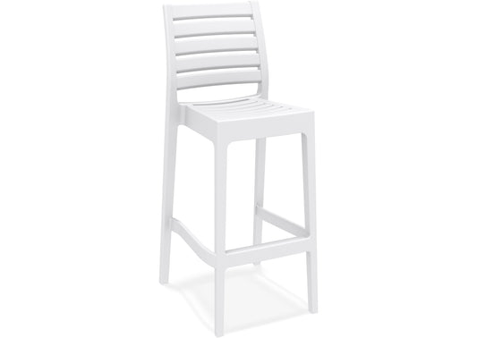 Noosa Outdoor Barstool - White