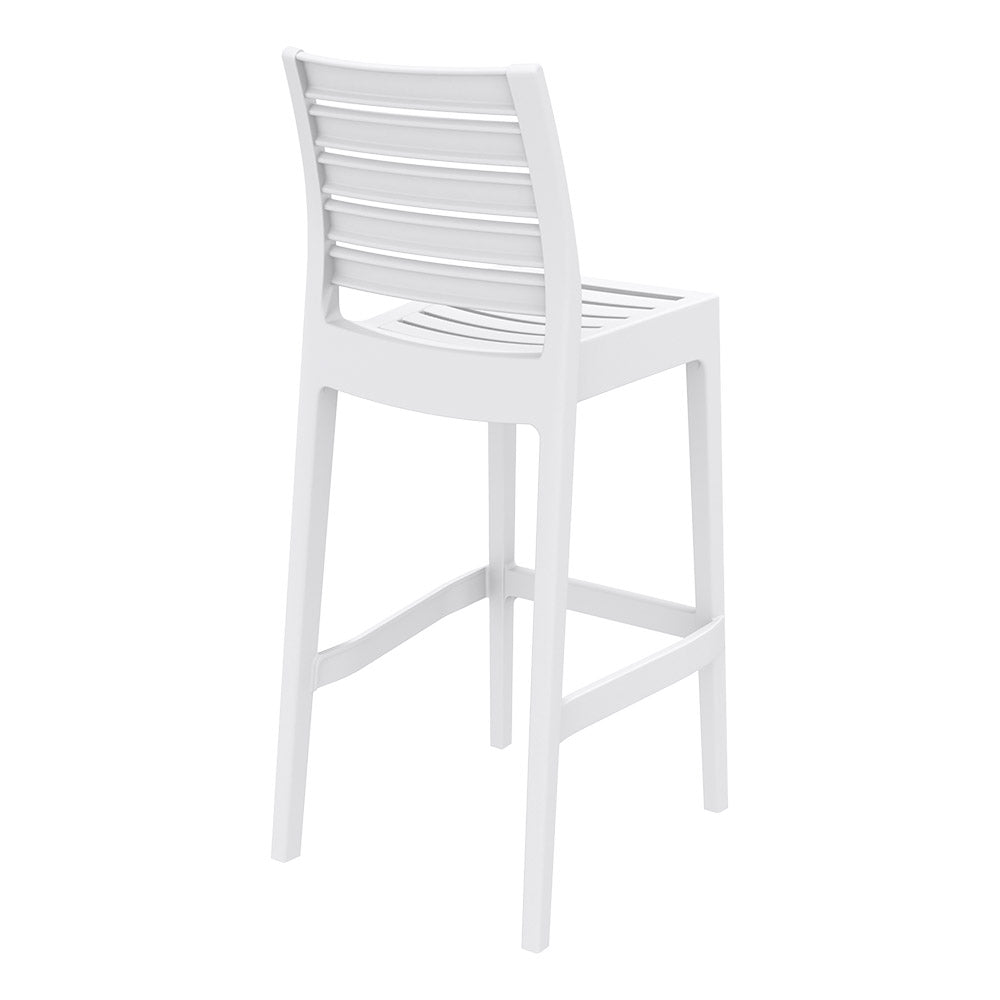 Noosa Outdoor Barstool - White