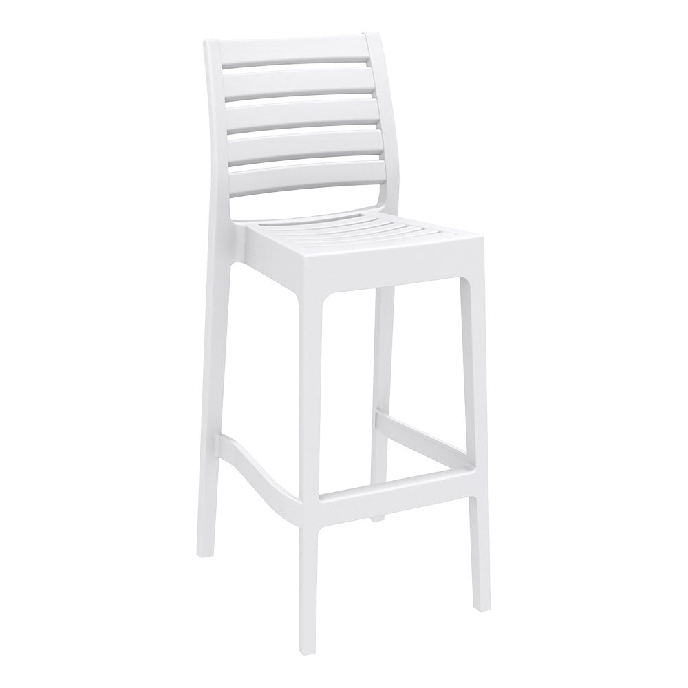 Noosa Outdoor Barstool - White